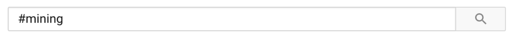 mining hashtag