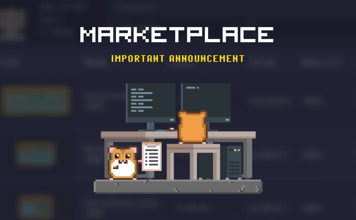 Important Announcement About the Marketplace