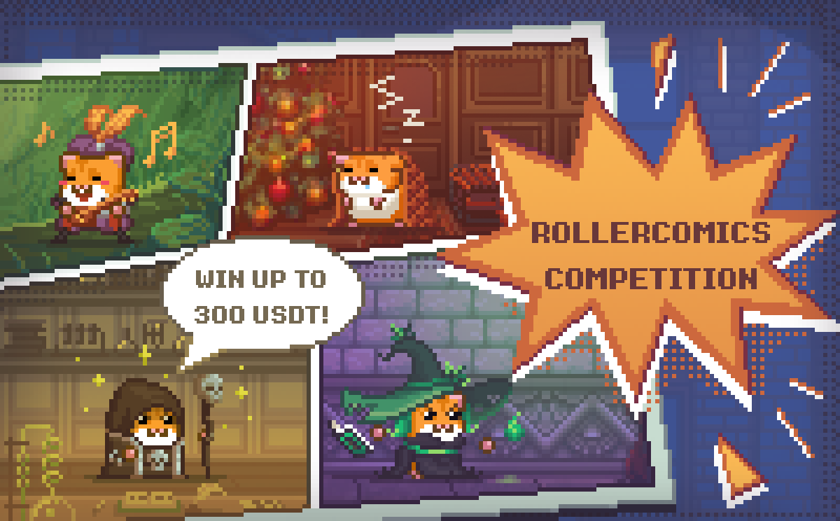 RollerComic Competition: One Day of Hamster’s Adventures!